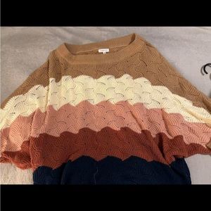 Oversized off shoulder sweater. Soooo cute!!